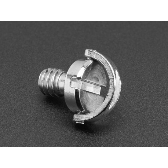 Stainless Steel D Shaft D-Ring 1/4" Tripod Screw